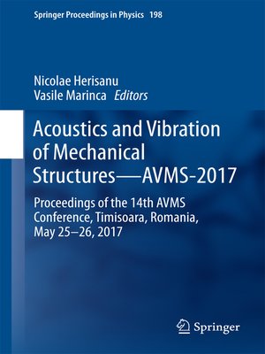 cover image of Acoustics and Vibration of Mechanical Structures—AVMS-2017